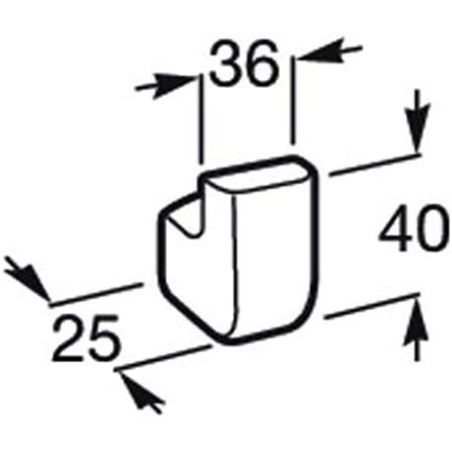 PERCHA TEMPO CROMADO