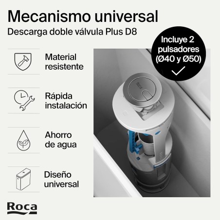 DESCARG. C/DOBLE PULS. UNIVERSAL (Caja)