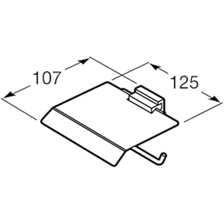 PORTARROLLOS C/TAPA RUBIK CROMO