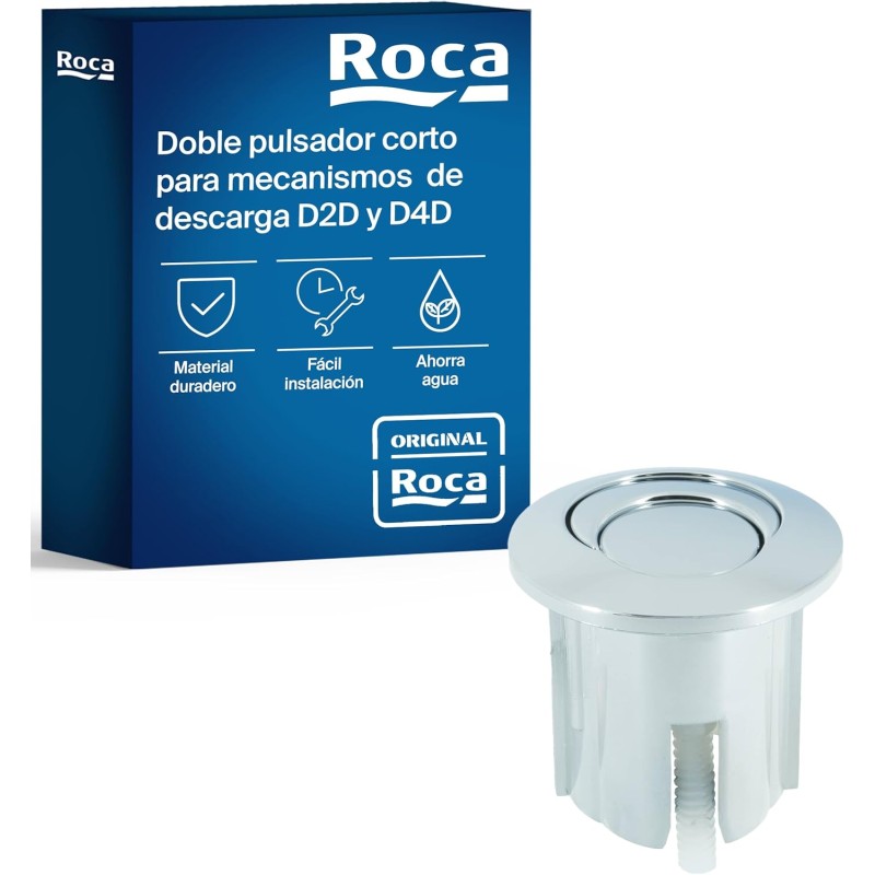 KIT DOBLE PULSADOR ROSETON CORTO D2D