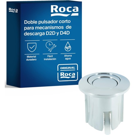 KIT DOBLE PULSADOR ROSETON CORTO D2D